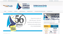 Desktop Screenshot of janusacorrea.com.br